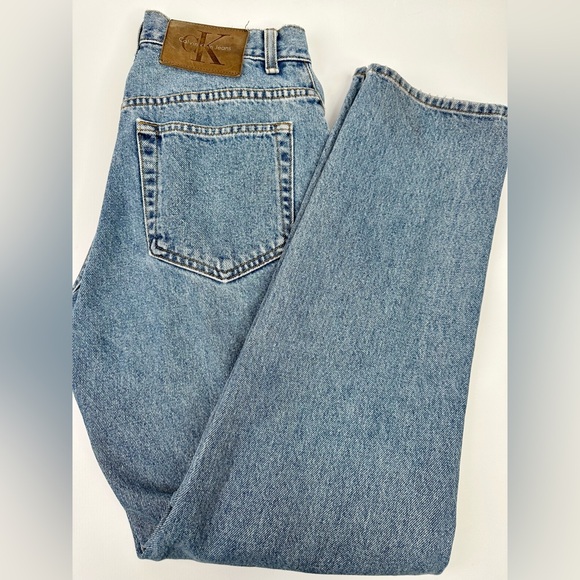 Vintage Calvin Klein Women's High Rise Easy Fit Jeans Size 8 BDXJ135 Made In USA - Picture 4 of 10